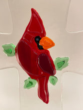Load image into Gallery viewer, Cardinal Cross With Holly